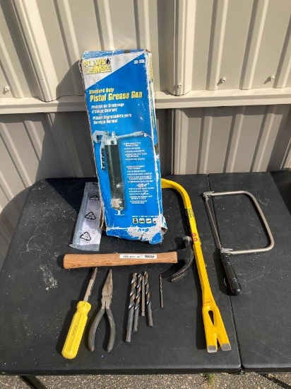 GREASE GUN, TOOLS... ...- NO SHIPPING AVAILABLE -