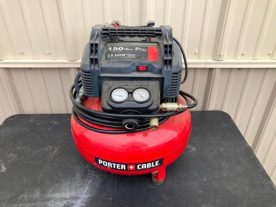 PORTER CABLE AIR COMPRESSOR... - NO SHIPPING AVAILABLE -