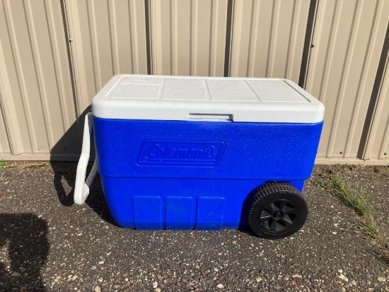 COLMAN ICE CHEST ON WHEELS... - NO SHIPPING AVAILABLE -