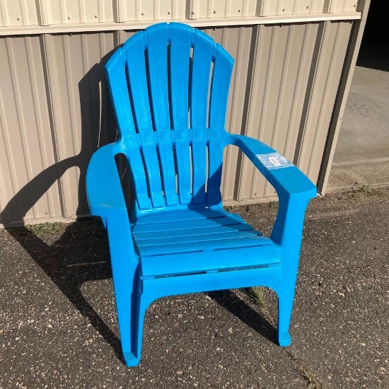 PLASTIC ADIRONDACK CHAIR... - NO SHIPPING AVAILABLE -