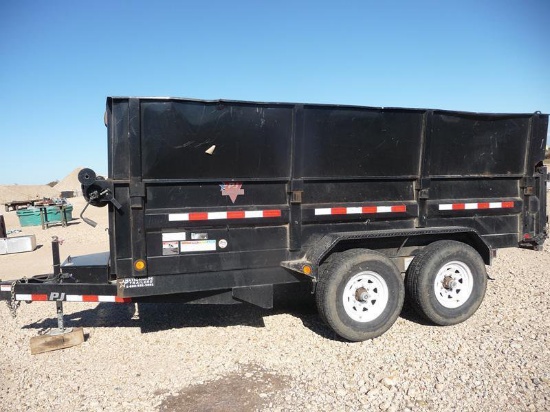 2014 PJ 14' BUMPER PULL DUMP TRAILER