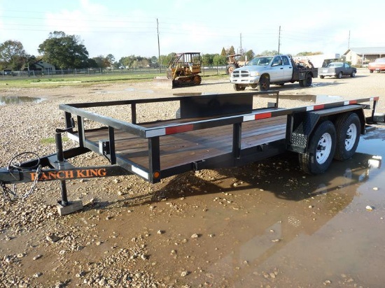 2010 AMERITRAIL 16' BUMPER PULL LOWBOY TRAILER