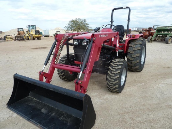 MAHINDRA 4540 TRACTOR W/MAHINDRA  4550-4L FE LDR