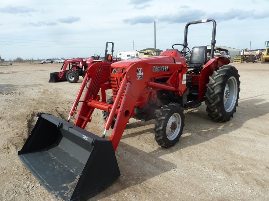 MAHINDRA 3525 TRACTOR  W/ MAHINDRA ML230 FE LOADER