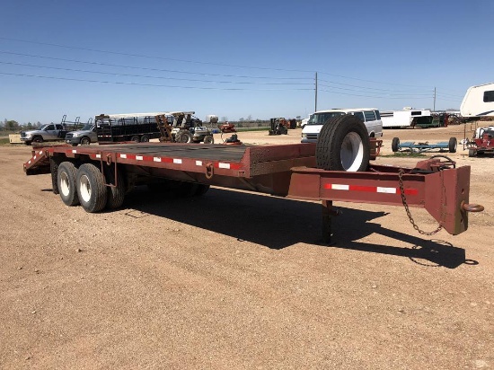 1996 AMERITRAIL 25' PINTLE HITCH EQUIPMENT HAUL