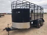 2002 FAIR WEST 14'  BP STOCK TRAILER