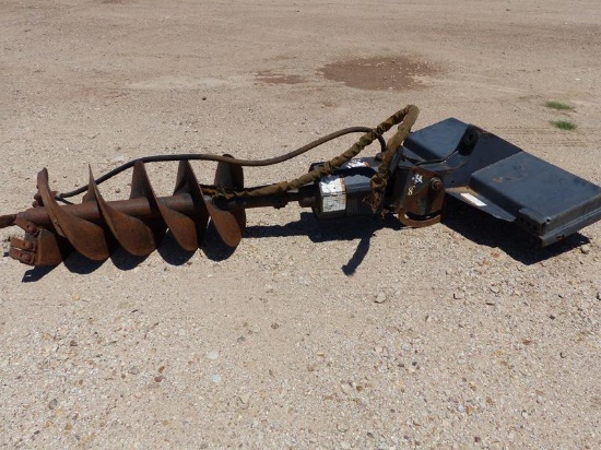 BOBCAT HYD POSTHOLE AUGER FOR SKID STEER