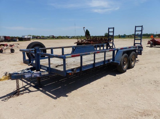 2010 TEXAS BRAGG 20' HD BP LOWBOY TRAILER