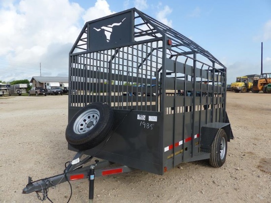 SHOP BUILT 10' B P STOCK TRAILER