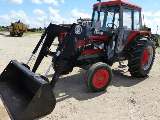 KUBOTA M8950 TRACTOR  W/BUSH HOG 2846 QT FE LDR