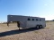 1993 SOONER ALUMINUM 20' 4 HORSE SLANT TRAILER