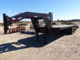 AMERITRAIL GN 25' DUAL TANDEM AXLE TRAILER