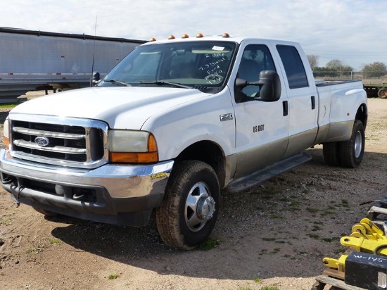 2001 FORD F-350 CREW CAB DUALLY 4X4 PICKUP