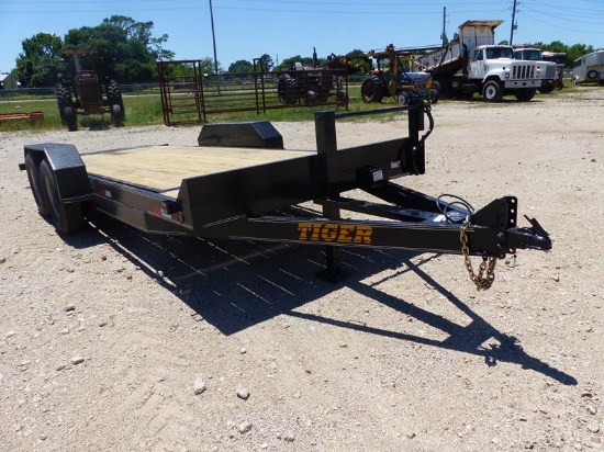 TIGER 20' W/18' TILT BED TANDEM AXLE TRAILER