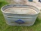 4' OVAL GALVANIZED WATER TROUGH