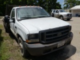 2002 FORD F350 FLATBED TRUCK