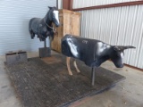 LIFE SIZE HORSE & STEER ROPING DUMMY