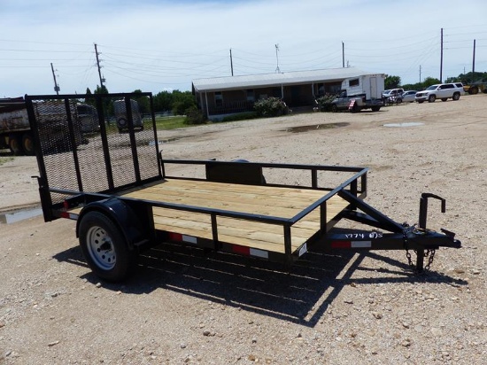 10' SHOPMADE BUMPER PULL TRAILER