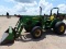 JD 5525 DIESEL TRACTOR W/JD FE LOADER