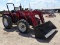 MAHINDRA 5500 4WD TRACTOR W/GREAT BEND 264 FRONT END LOADER