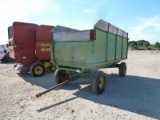 JOHN DEERE BARGE 12' WAGON W/HYDRAULIC LIFT