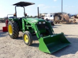 JD 503 TRACTOR W/JD 510 FRONT END LOADER