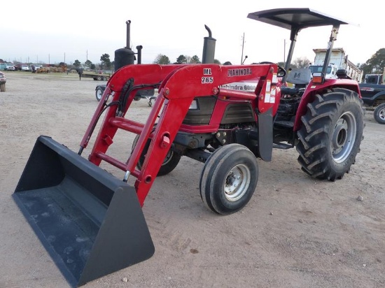 MAHINDRA 6000 TRACTOR W/MAHINDRA 265 FRONT END LOADER