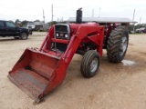 MASSEY  FERGUSON 285 TRACTOR W/MF 236 FE LOADER