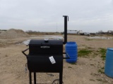 BBQ PIT ON TOP W/COFFIN BOTTOM