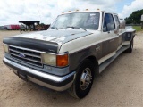 1991 FORD F350 CREW CAB DUALLY PICKUP