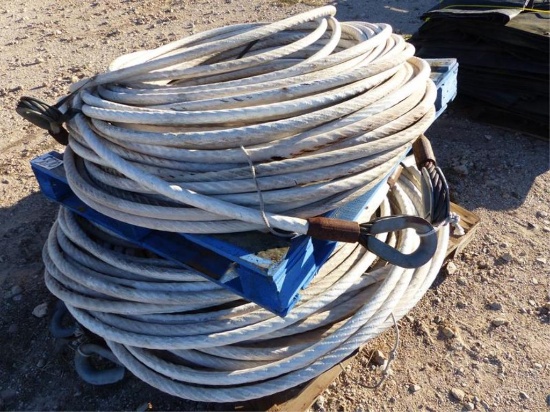 2 PALLETS OF CABLE SLINGS