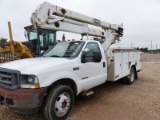 2002 FORD F550 BUCKET TRUCK