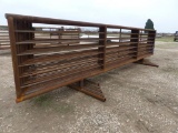 24' FREESTANDING PANELS - ONE WITH 12' GATE