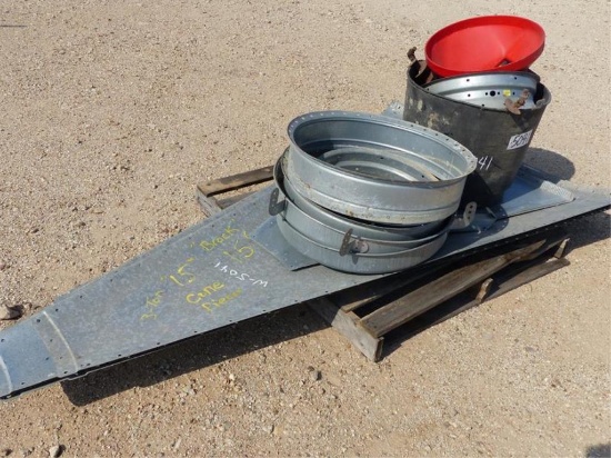 BROCK GRAIN BIN W/BOOT & AUGER