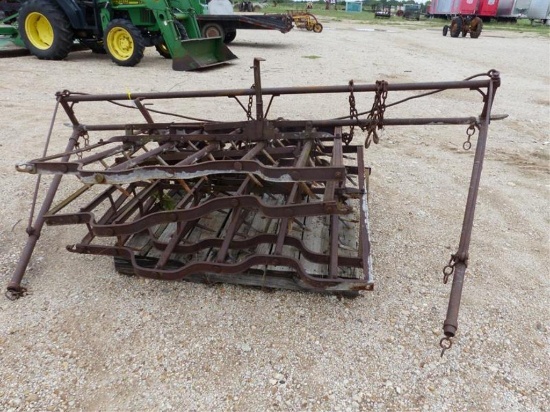 DRAG HARROW 4-4 FT SECTION W/PULL BAR