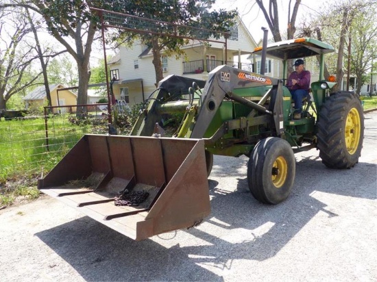 JD 2940 TRACTOR W/WESTENDORF TA28 QT FE LOADER