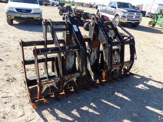 SKID STEER MOUNT HYDR GRAPPLE BUCKET 7'