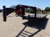 1976 HOMEMADE 8'X20' GN FLATBED TRAILER