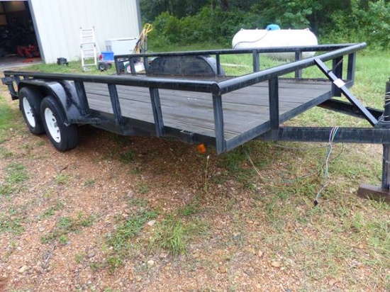 2008 C&M LOWBOY TRAILER W/RAMPS
