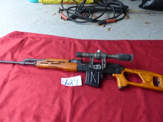FPK DRAGUNOV 7.62X 54R RIFLE W/SCOPE