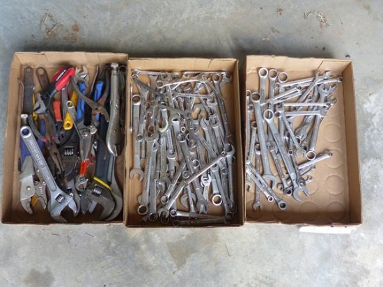 SAE 7 METRIC COMBINATION WRENCHES, PLIERS,