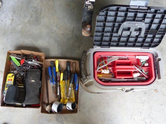 LASER LEVELS, TAPE MEASURES, HEX HEAD WRENCH