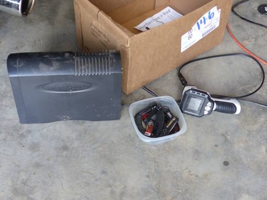 CYBER POWER SURGE PROTECTOR, MISC POCKET KNIVES