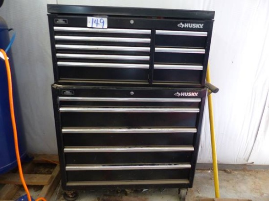 HUSKY 2 SECTION TOOL CHEST