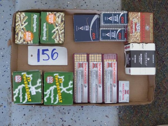 9 LARGE BOXES 22LR, 5 SMALL BOXES 22LR