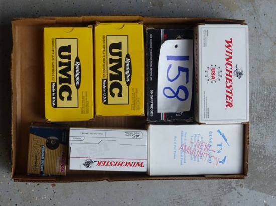 8 BOXES 45 AUTO SHELLS