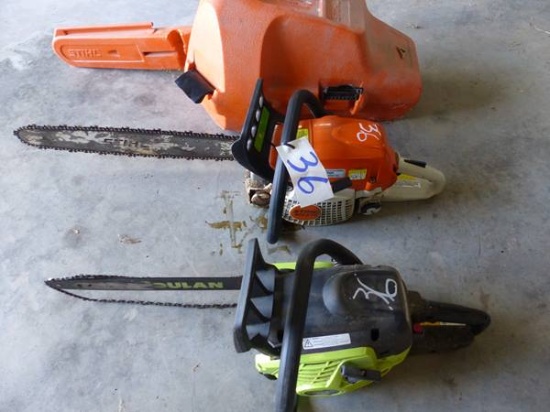 STIHL MS 271  CHAIN SAW & CASE & POULAN  PL3816