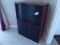 RED & BLACK CHEST OF DRAWERS