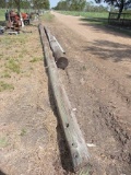 WOODEN CREOSOTE ELECTRIC POLES