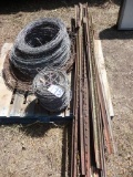 MISC FENCE SUPPLIES, BARBED WIRE ROLL, SMOOTH
